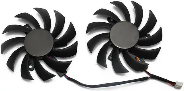 Alt view image 3 of 5 - 75MM PLD08010S12HH 000 0.35A GTX1060 Cooler Fan For ZOTAC GeForce GTX 1060 3GB AMP! Edition Video Card Cooling Fan