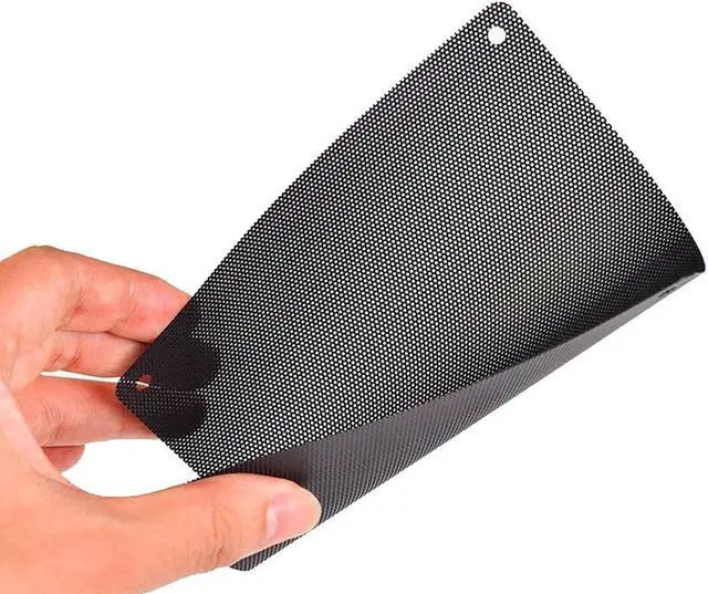 Alt view image 5 of 5 - Fan Case Cover Computer Cooling Fan Filter PVC 120mm 140mm PC Fan Case Dust Filter Strainer Cuttable Dustproof Mesh Fans