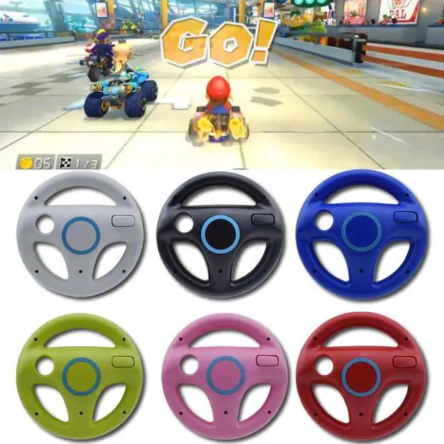 Main image of 1pcs Mulit-colors Mario Kart Racing Wheel Games Steering Wheel for Wii Remote Game Controller