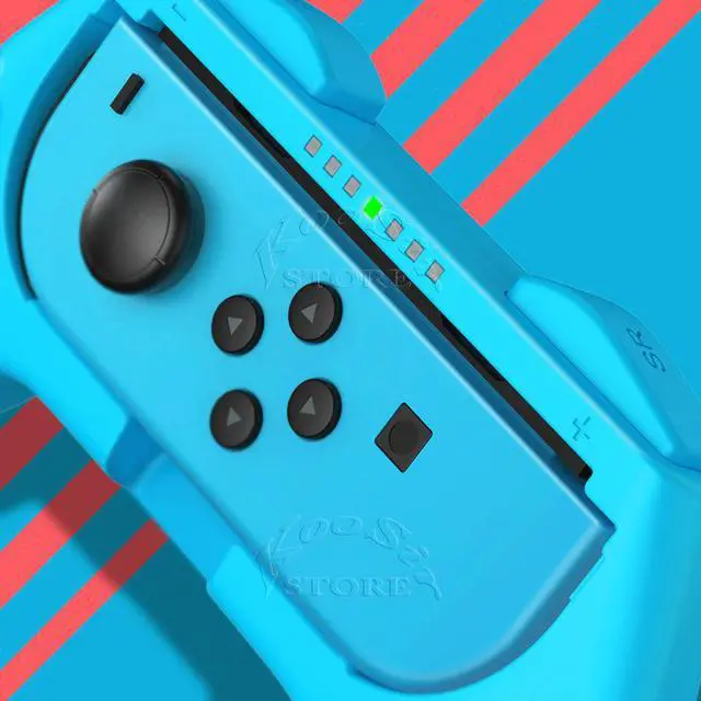 Alt view image 2 of 5 - Switch Joy Con Controller Comfort Grip Steering Wheel Kit oswitch Handle Bracket Holder for o Switch Games
