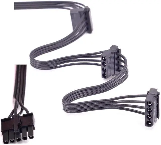 Alt view image 5 of 5 - For OCZ ZX Series 1250W 1000W 850W ZT 750W 650W 550W SATA Peripheral CPU 4 Pin 8Pin PCIe 6 Pin 8 Pin 24 Pin Power Supply Cable