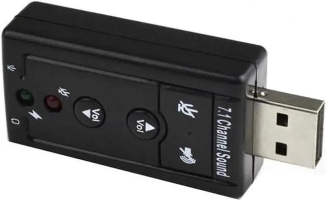 Main image of Hot Sale External USB Sound Card 7.1 Channel 3D Audio Adapter with 3.5mm Headset MIC for PC Desktop Notebook