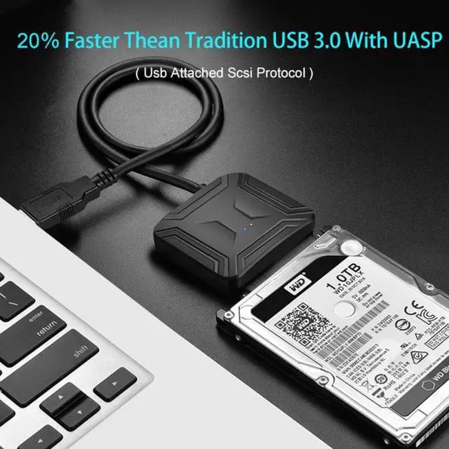Alt view image 5 of 5 - Cable Adapter USB 3.0 to  III Support 2.5 Inches External SSD HDD Hard Disk Driver Up to 6Gbps Data Transfer