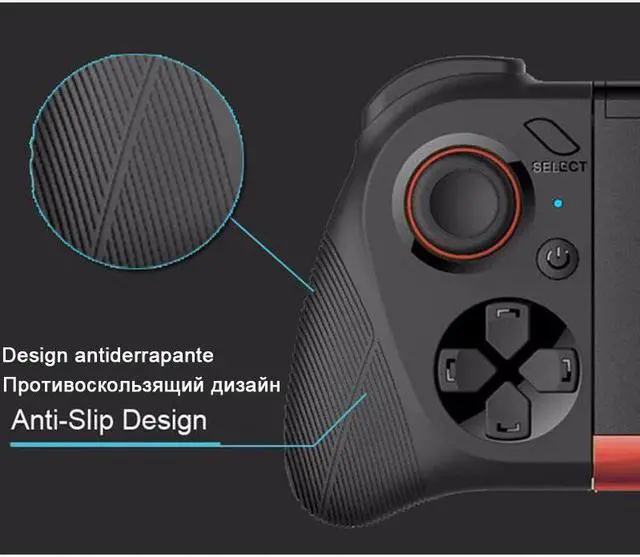 Alt view image 3 of 5 - 050 Wireless Game Pad Bluetooth Gamepad Controller Mobile Trigger Joystick For iPhone Android Cell Phone PC Smart TV Box