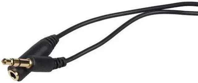Alt view image 5 of 5 - 1m/3FT Black 3.5mm Male to Female Stereo Earphone Audio Extension Cable Cord Wire Earpiece Extension Cable With Volume Control