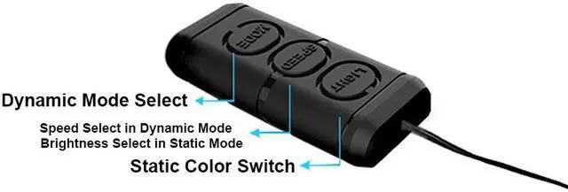 Alt view image 2 of 4 - 5V ARGB Controller Cable Computer PC 12V RGB Control for LED Strip Bar Light Lamp,AURA Fan 120mm,Memory Sell, SATA/Molex Power