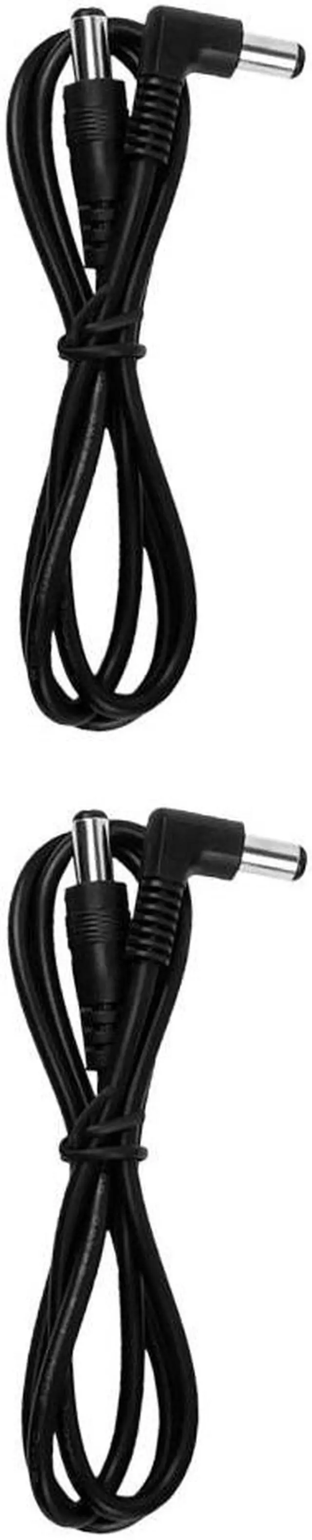 Main image of 2 pcs Guitar pedal power cord DC 5.5 x 2.1mm Effect power cord cables Electric guitar Piano accessories