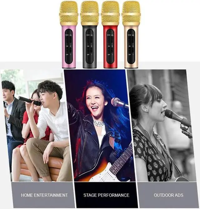 Alt view image 3 of 5 - Live Broadcast Condenser Sound Card Microphone Aluminum Alloy Process Mobile Phone Live Singing Microphone