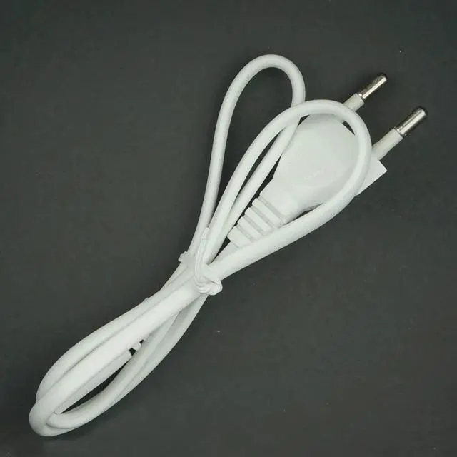 Alt view image 3 of 5 - 0.6M 2-Prong Pin AC EU Power Supply Cable Cord high Quality Lead Wire Power Cord For table lamp Laptop electric machine charger