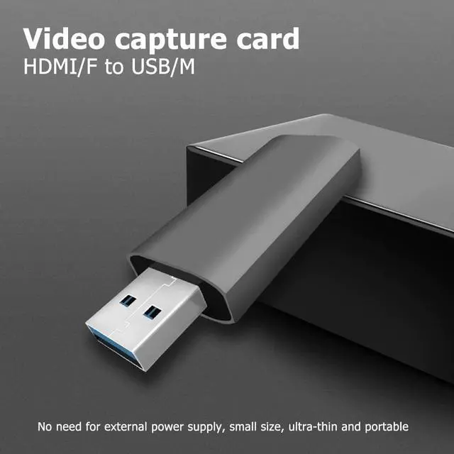 Alt view image 4 of 5 - USB 2.0  Capture Card 4K Live Streaming Video Game Camcorder Box for Game DVD Camera