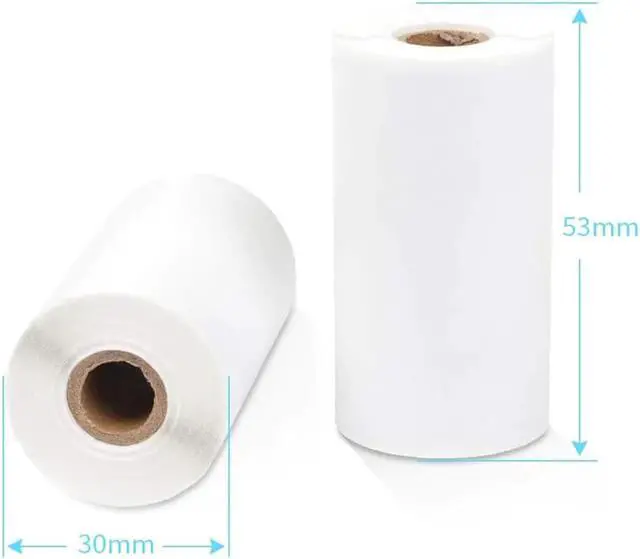 Alt view image 2 of 5 - Thermal Paper Printable Sticker Self Adhesive Photo Paper Roll for M02/M02S/M02Pro Mini Portable Printer