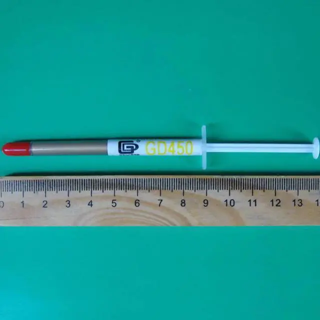 Alt view image 3 of 4 - Brand Thermal Conductive Grease Paste Silicone Plaster 450 Heat Sink Compound 100 Pieces Net Weight 1 Gram Golden Cold SY1