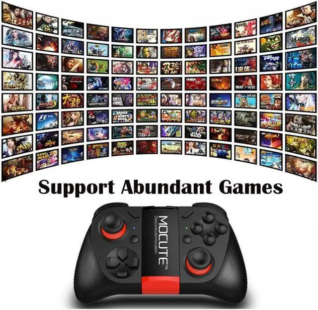 Alt view image 4 of 5 - 050 VR Game Pad Android Gamepad for PC Joystick Android Bluetooth Controller Selfie Remote Control Joypad for Smart Phone