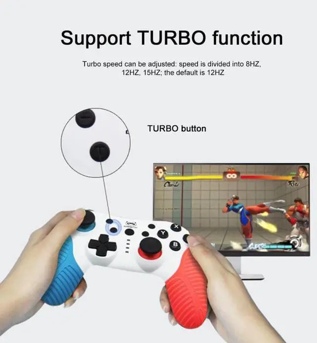 Alt view image 4 of 5 - Game Controller For Nintend Switch Pro Controller Bluetooth Gamepad For NS-Switch NS Switch Pro Controller Joystick
