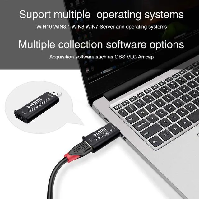 Alt view image 5 of 5 - to USB 2.0 placa de video Capture Card Audio Capture Recorder Device Game Recording Collector for ps4 Windows Ma OS X Linux