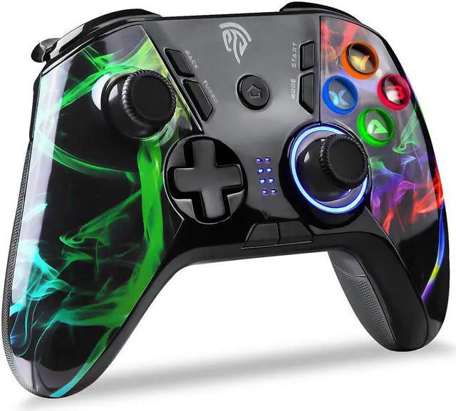 Alt view image 3 of 5 - ESM-9110 Wireless Gamepad Joystick Controller For PC Win 7/8/10 Android TV/TV Box PS3 Vibration LED Customized Buttons