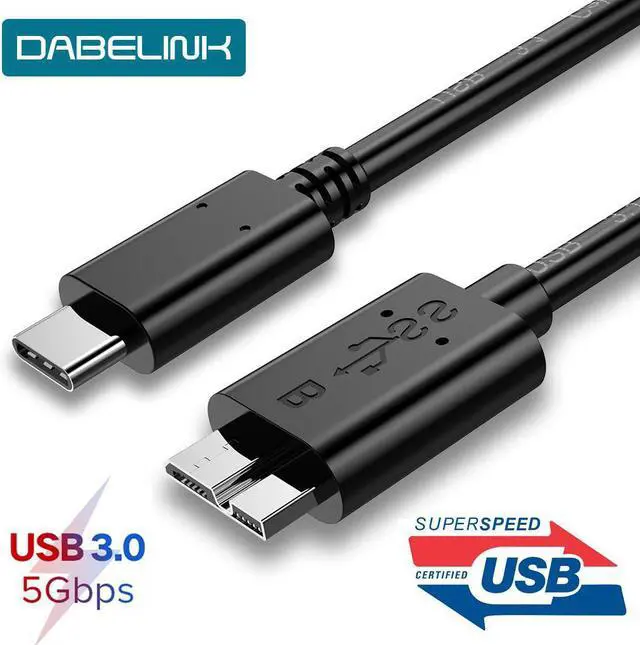 Main image of B USB C 3.0 Cable 5Gbps External Hard Drive Disk HDD Cable for  S5 Note3    HDD Data USB3.1 Cables