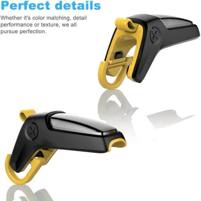 Main image of 1 Pair Mobile Game Controller Trigger Aim Button for PUBG Shooter Joystick Gamepad for Android iPhone Samsung Gaming Accessories
