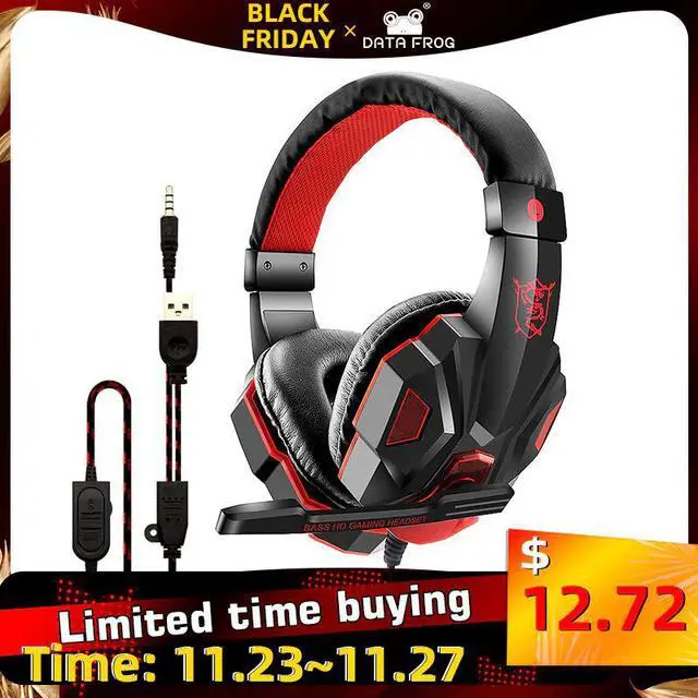 Main image of Gaming Headphones for PS4 Headphones with Microphone for Sony PS4 PS3 for Nintend switch for Xbox one Earphone for PC