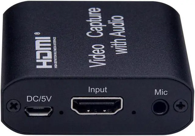 Alt view image 3 of 5 - to USB 1080P Video Capture Card with Mic Input + Audio Output 3.5mm Household TV Easy Enjoying Ornaments for PS4