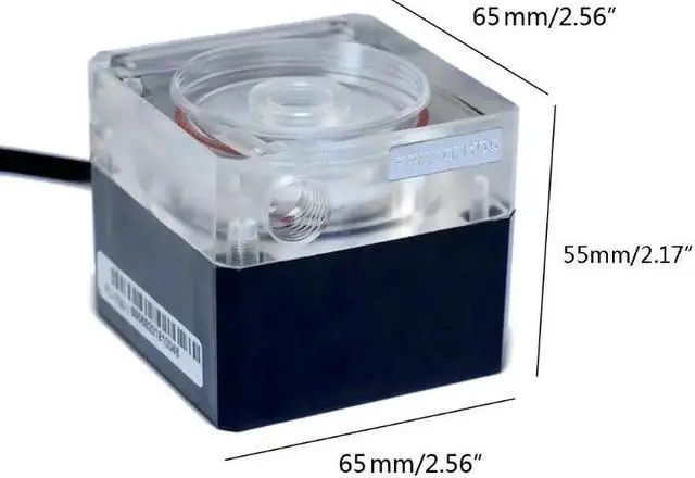 Alt view image 5 of 5 - Water Cooling Mute Pump with 4 meter flow 800L/H Flow support RGB AURA 95AD