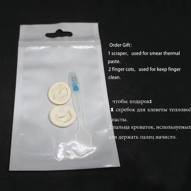 Alt view image 5 of 5 - Thermal Paste Grease Silicone Heat Sink Compound High Performance 80 Pieces Gray Net Weight 0.5 Gram For CPU Cooler MB05