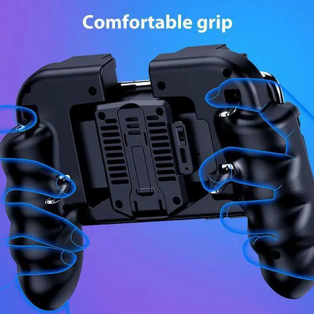 Alt view image 4 of 5 - 1pcs PUBG Game Controller Gamepad Trigger Shooting Free Fire Cooling Fan Gamepad Joystick For IOS Android Mobile Phone