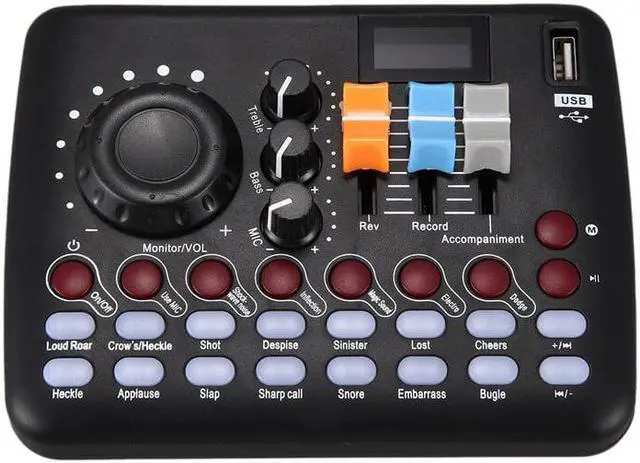 Alt view image 2 of 5 - Sound Card Mobile Phone Sound Card Computer Live Broadcast Equipment Set for Live Recording