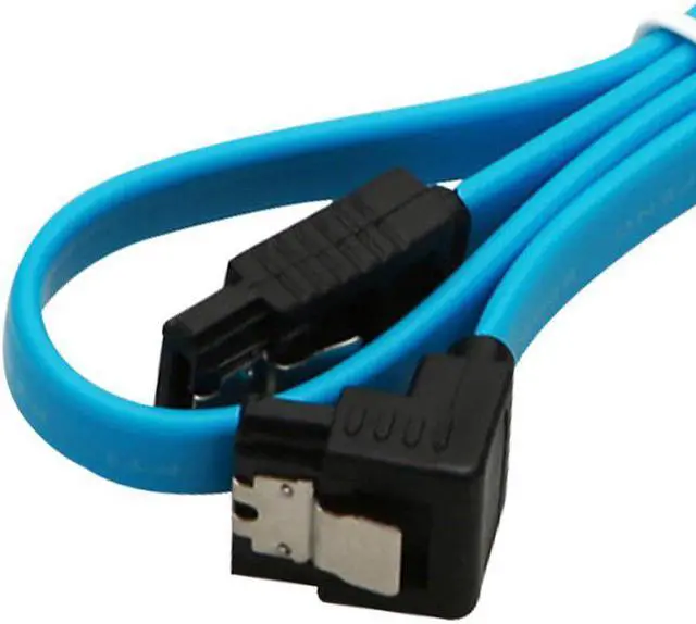 Alt view image 4 of 5 - 5x Straight 90 Right Angle SATA 3.0 Cable 6GB/s SATA III Cable Flat Data Cord for HDD