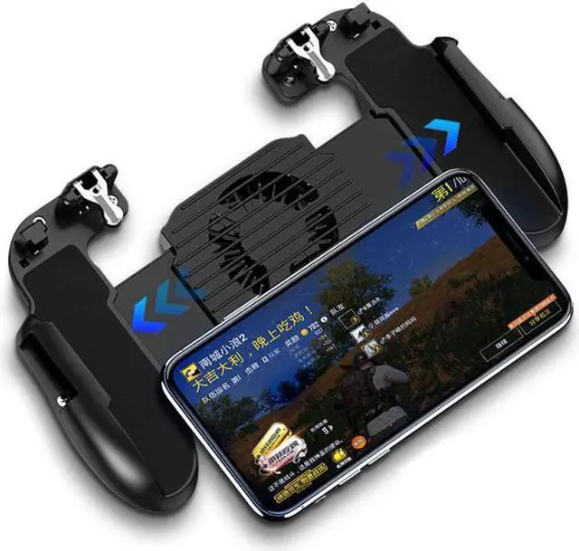 Main image of Phone Game Controller Gamepad Joystick Fire Trigger For PUBG Fortnite with Cooling fan for PUBG Rules of Survival