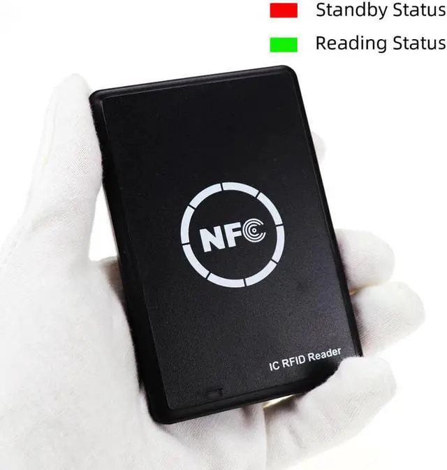 Alt view image 4 of 6 - NFC Smart Card Reader Writer RFID Copier Duplicator 13.56MHz USB Programmer Key fobs Card IC UID S50 MF ISO14443A Tag(10 UID Cards Only)