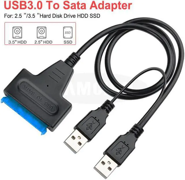 Main image of To Sata Adapter Sata  3.0 Adapter Suport 2.5 or 3.5 Inch External SSD HDD Hard Drive Dual  Sata Cable Sata Cable