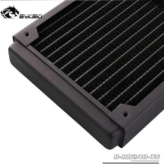 Alt view image 3 of 4 - B-RD240-TN, 240mm Single Row Radiators, 29mm Thickness, Standard Water Cooling Radiators , Suitable For 120*120mm Fans