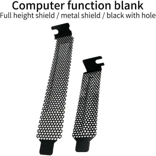 Alt view image 5 of 5 - 5pcs/set Dust Filter Easy Install Cooling Fan Desktop Hard Heat Dissipation Universal Blanking Plate PCI Slot Cover Ventilation