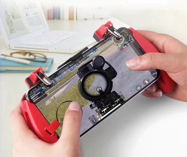 For PUBG Mobile control Gamepad Cell Phone Joystick Gamer Trigger ...