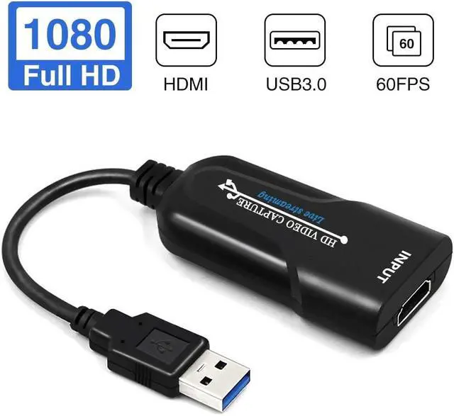 Alt view image 2 of 5 - to 2.0 USB UVC HD Video Capture Card 1080P  Video Capture Device For DVD Camcorder HD Camera Recording Live Game