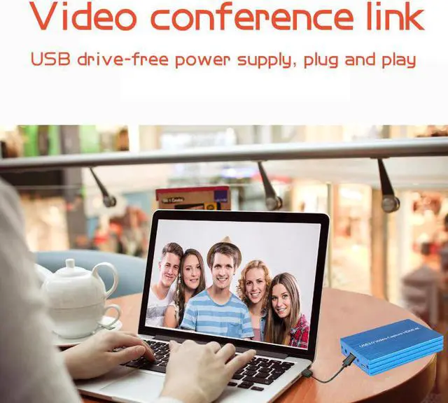 Alt view image 5 of 5 - 4K@60Hz HD USB3.0  Video Capture 1080P  to USB Video Capture Card Dongle Game Streaming Live Streaming