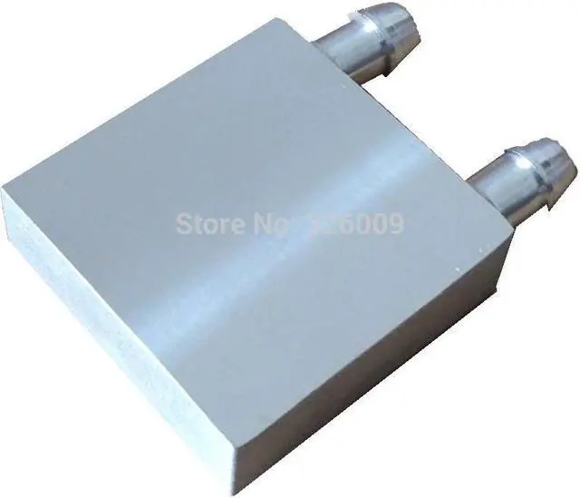 Alt view image 2 of 5 - 40*40*12mm Aluminium Water Cooling Waterblock Heatsink Block Liquid Cooler For CPU GPU Laser Head Industrial Control Cabinet