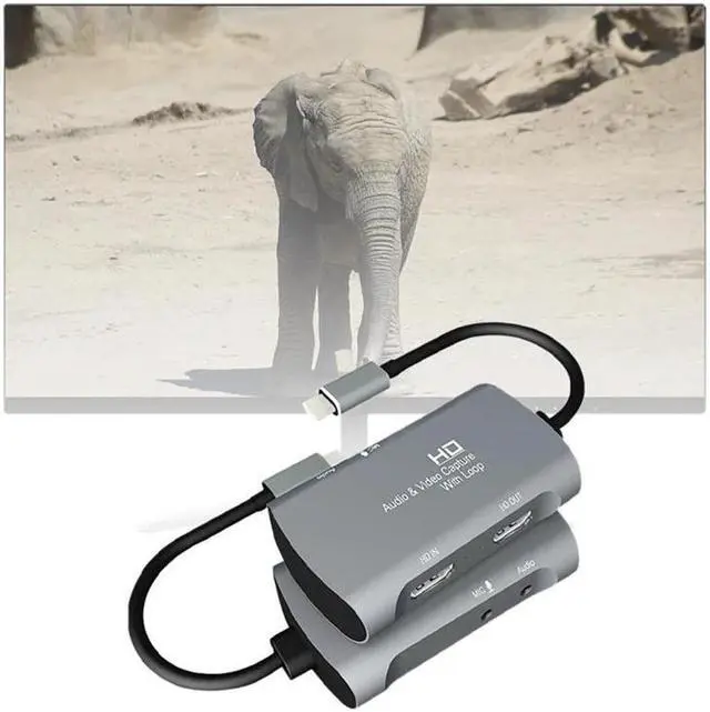 Alt view image 3 of 5 - 4K Video Capture Card 1080P 30Fps Full Hd USB Naar Hdmi Video Capture Recorder Apparaat Game Capture Box Voor Pc Mac Os