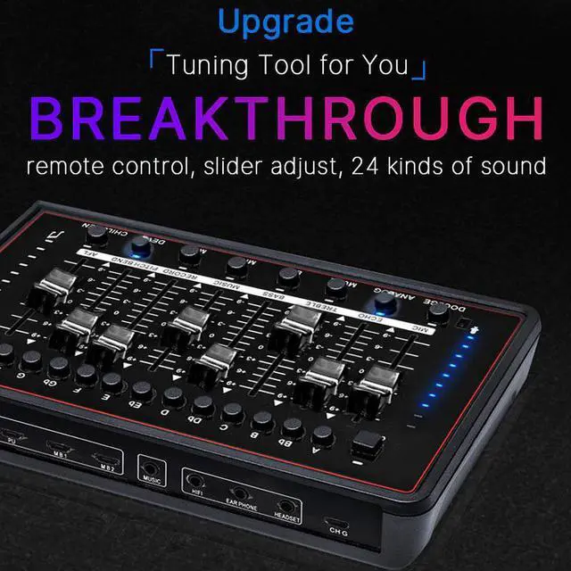 Alt view image 5 of 5 - 800 Microphone Sound Card Audio Interface Recording Studio USB External Sound Card 800 Karaoke Microphone for Computer