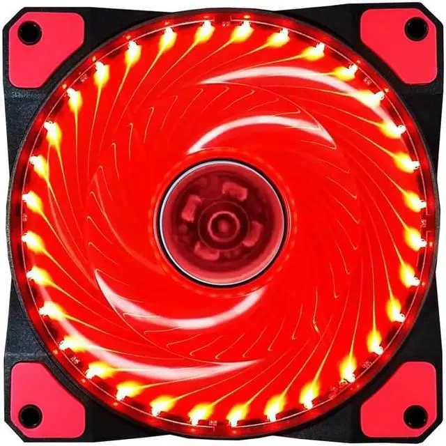Alt view image 4 of 5 - 1Pcs 120mm PC Case Cooling Fan Super Silent Computer LED High Airflow Cooler Fans VH99