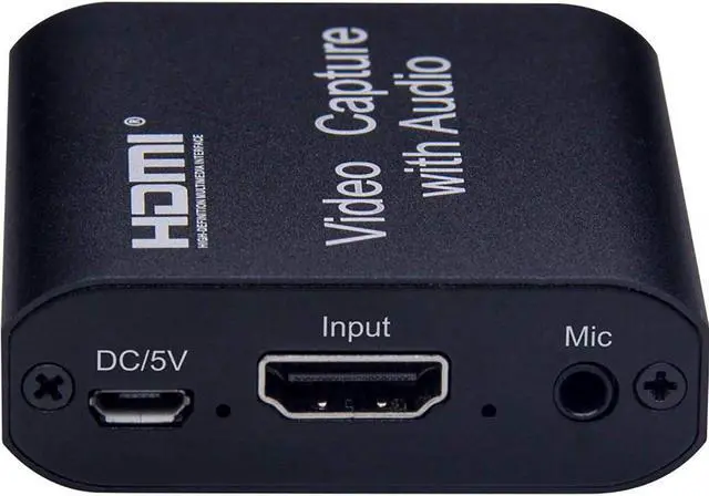 Alt view image 5 of 5 - 1080P 4K HDMI Video Capture Device HDMI To USB 2.0 Video Capture Card Dongle Game Record Live Streaming Broadcast Local Loop Out