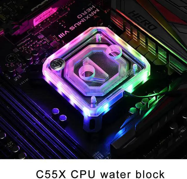 Alt view image 5 of 5 - Gaming Computer Water Cooling Kit DIY Parts CPU GPU liquid cooling kit with RGB