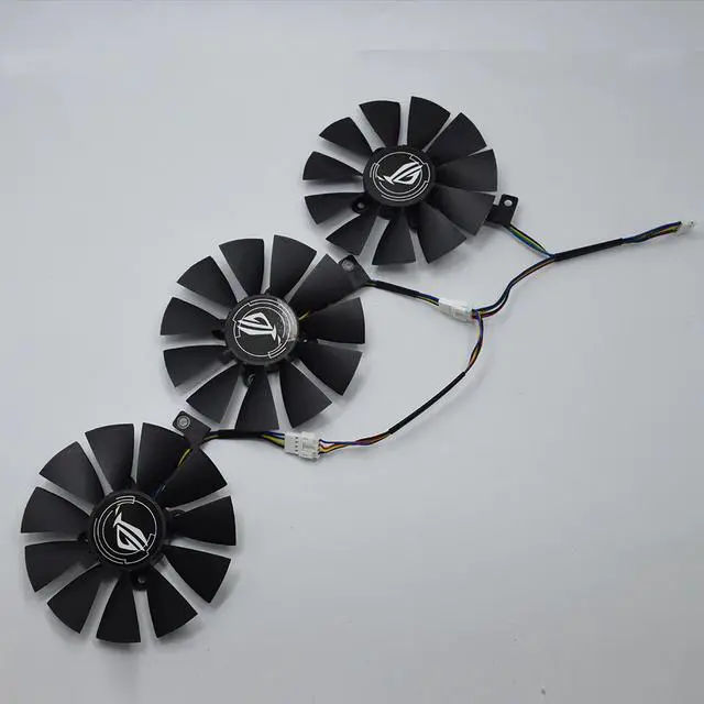 Main image of For  Strix GTX 1060 OC 1070 1080 GTX 1080Ti RX 480 T129215SU 87MM Graphics Card Cooler Fan