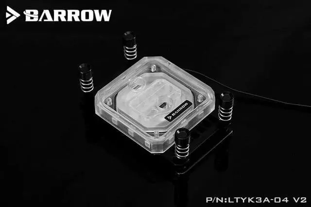 Alt view image 3 of 5 - LTYK3A-04 V2 LRC2.0 RGB CPU Water Cooling Block for AMD FM1 FM2 AM2 AM3 AM4