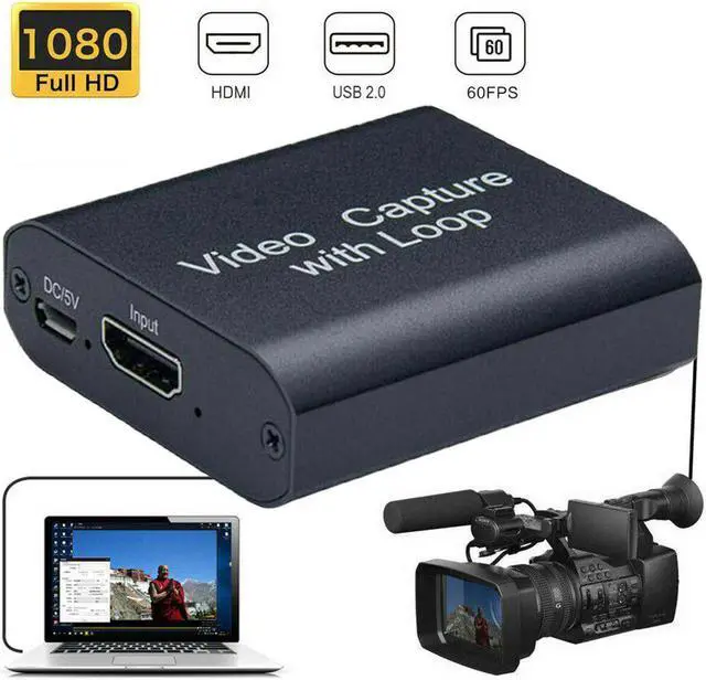 Main image of 4K 1080P HDMI Video Capture Card HDMI To USB UVC Video Screen Record Game Capture For PS4 Game DVD Camcorder Live Streaming