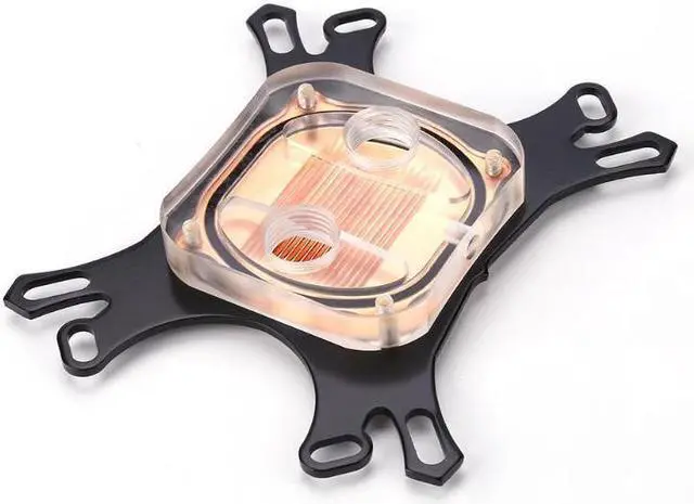 Main image of CPU Water Block Waterblock Copper Base CPU Water Cooler Computer PC Cooling Radiator for Intel for AMD with Screws