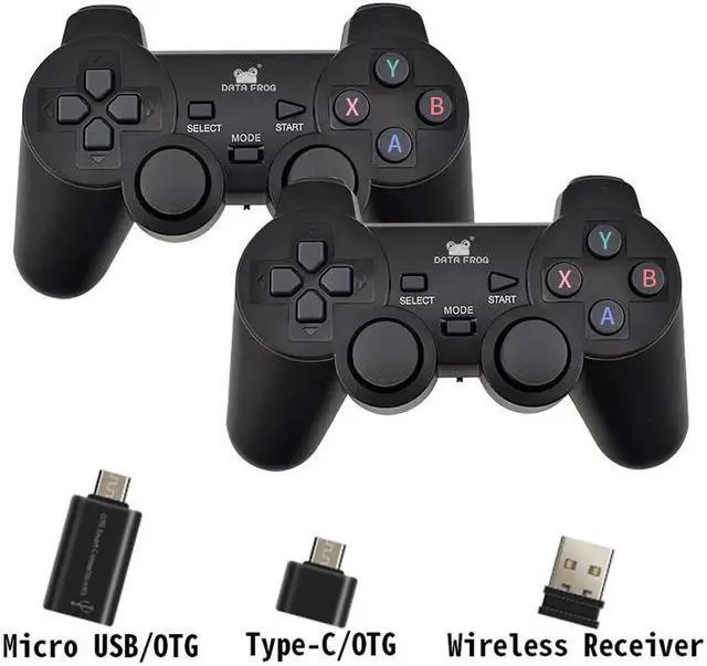 Alt view image 5 of 5 - 2 Pcs Wireless Game Joystick For Android Mobile Phone 2.4G Joystick Gamepad For PC Dual Controller