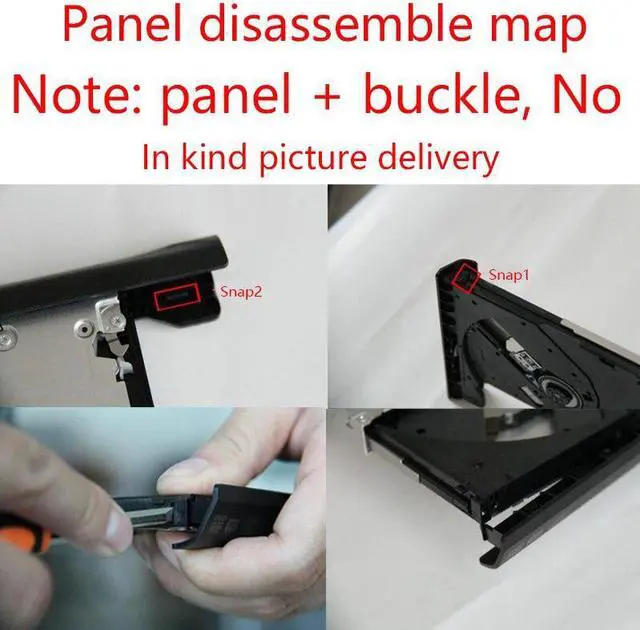 Alt view image 2 of 5 - 9.5mm 2nd Hard Drive SSD HDD Caddy for  X552M X555L X555LA X555LB X555LJ X555QG R554L R751L G771jw R556L R556LA F751L