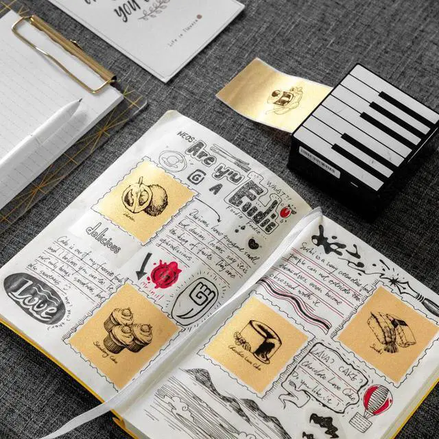 Alt view image 5 of 5 - Thermal Paper Printable Sticker Self Adhesive Photo Paper Roll for M02/M02S/M02Pro Mini Portable Printer